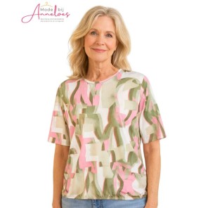 Barbara Lebek blouson shirt 6202 Army roze